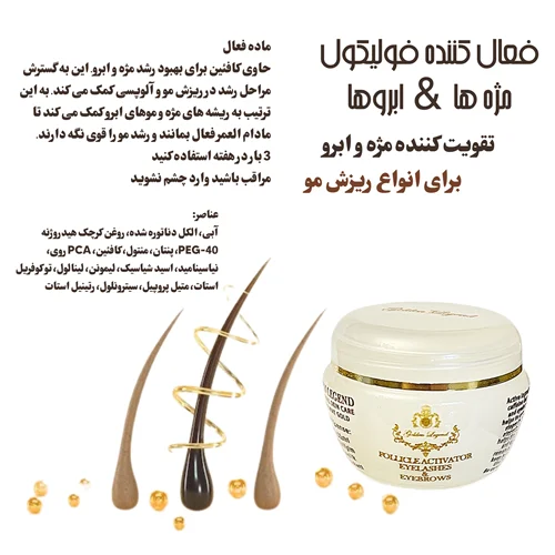 Follicle activator eyelashes & eyebrows (homecare)