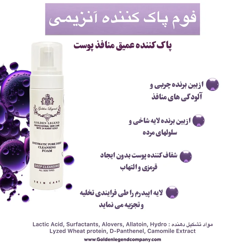 Enzymatic pore deep cleansing foam (homecare)